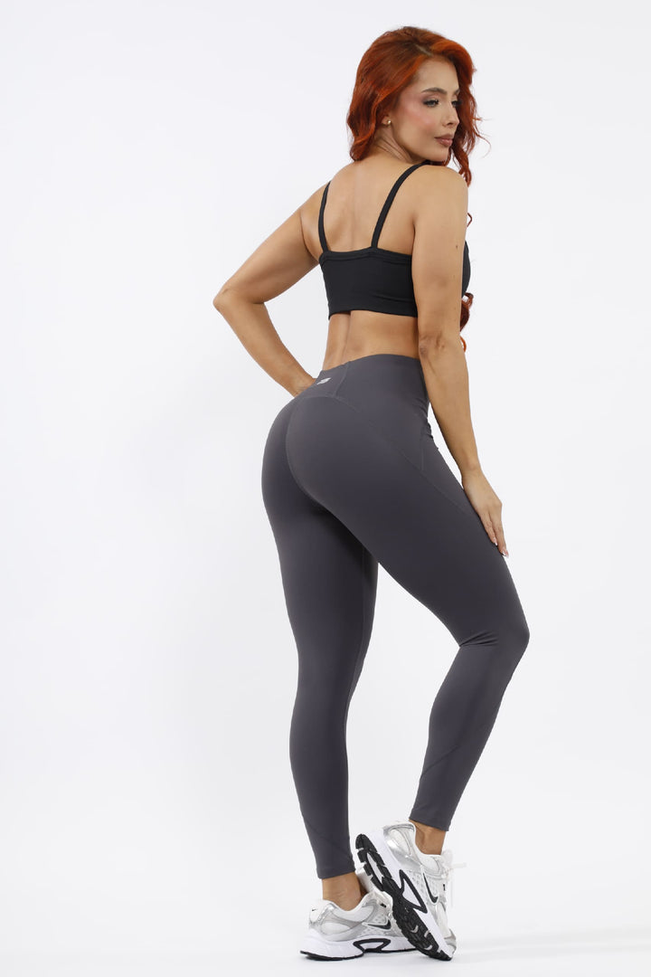 LEGGINS DEPORTIVO MUJER GRIS LD-866 GRIS