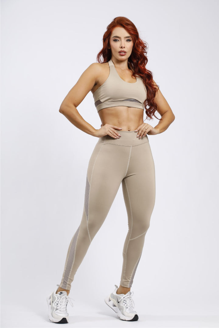 Leggins Deportivo - Beige LD808