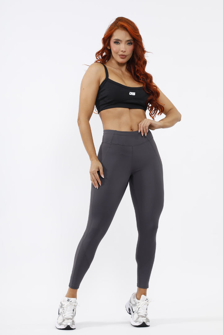 LEGGINS DEPORTIVO MUJER GRIS -  LD-863 GRIS