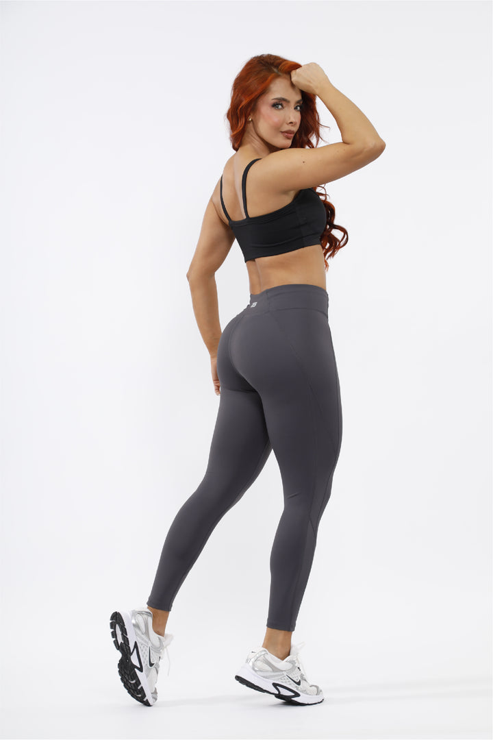 LEGGINS DEPORTIVO MUJER GRIS -  LD-863 GRIS