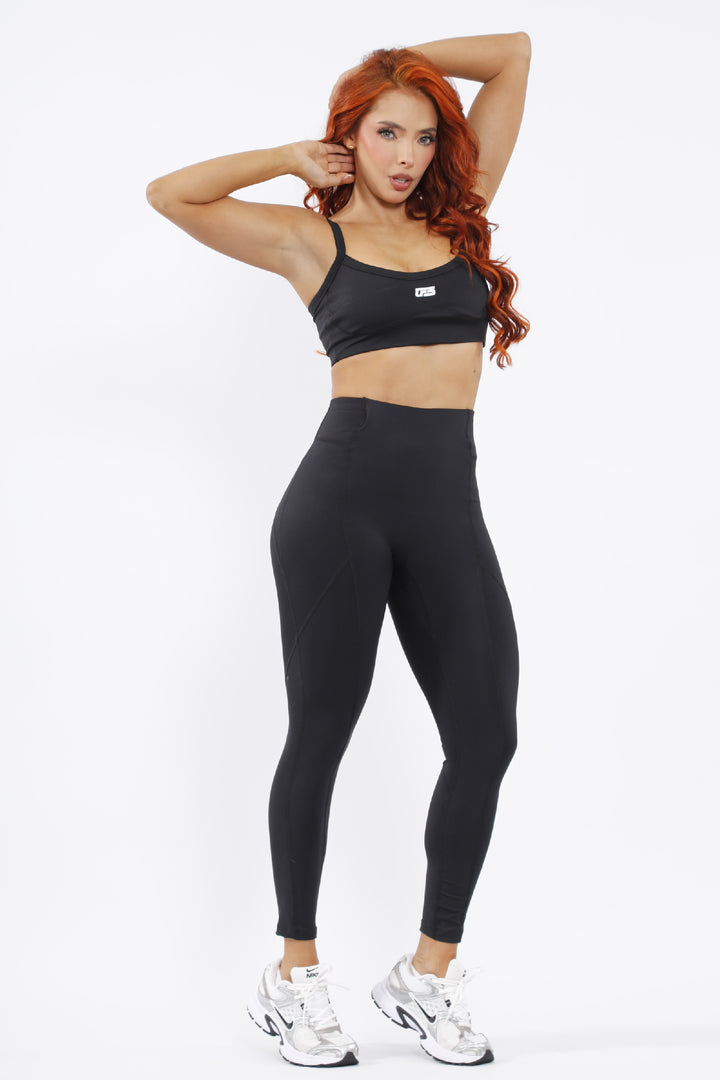LEGGINS DEPORTIVO MUJER NEGRO - LD-867 NEGRO