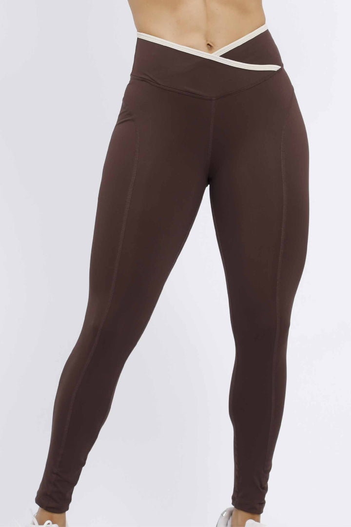 LEGGINS DEPORTIVO MUJER CAFE - LD-891 CAFE