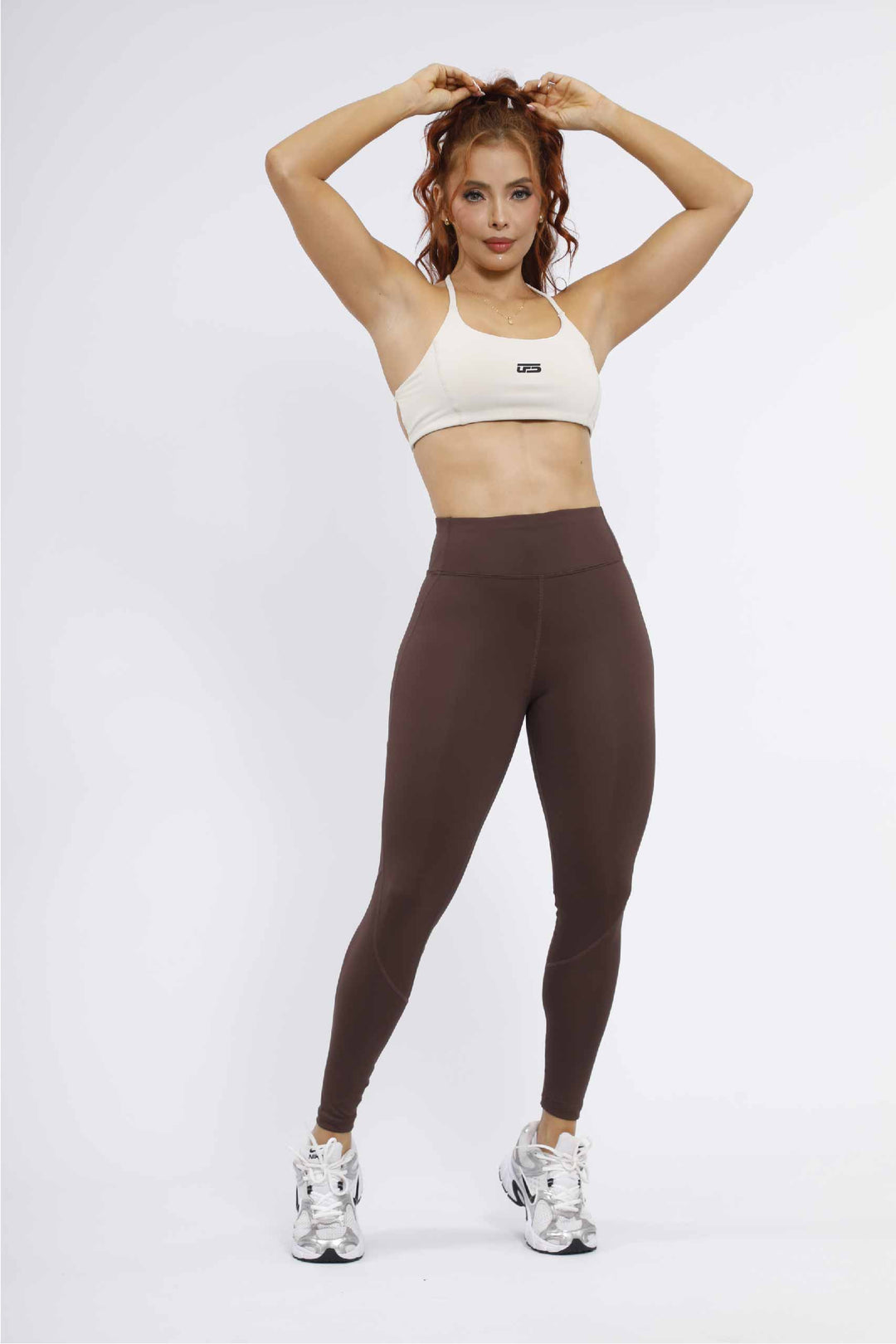 LEGGINS DEPORTIVO MUJER CAFE - LD-891 CAFE