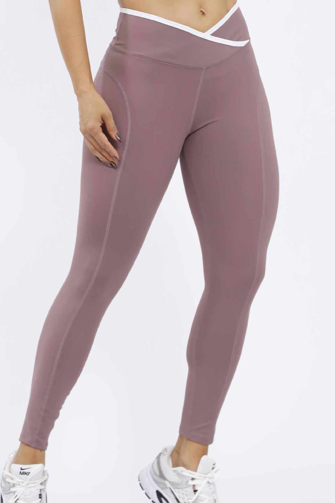 LEGGINS DEPORTIVO MUJER MORADO CLARO  LD-880