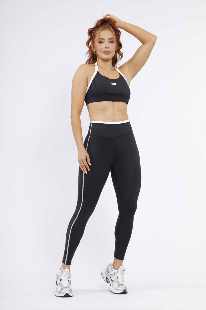 LEGGINS DEPORTIVO MUJER NEGRO LD-886 NEGRO