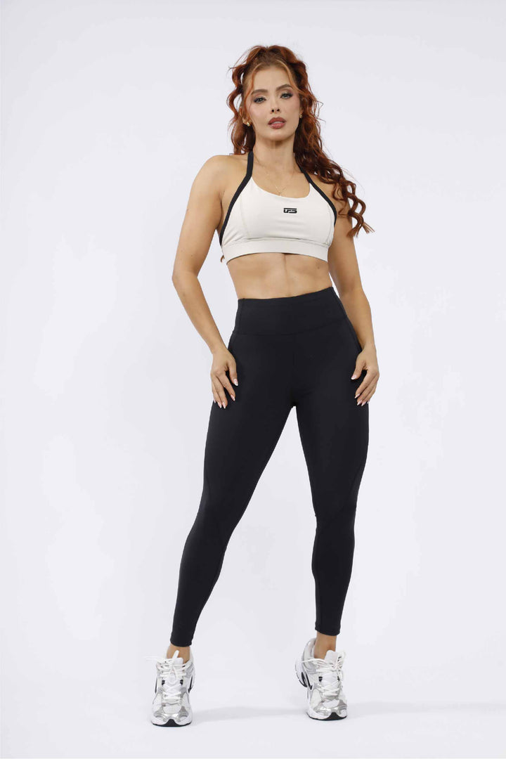 LEGGINS DEPORTIVO MUJER NEGRO - LD-887 NEGRO