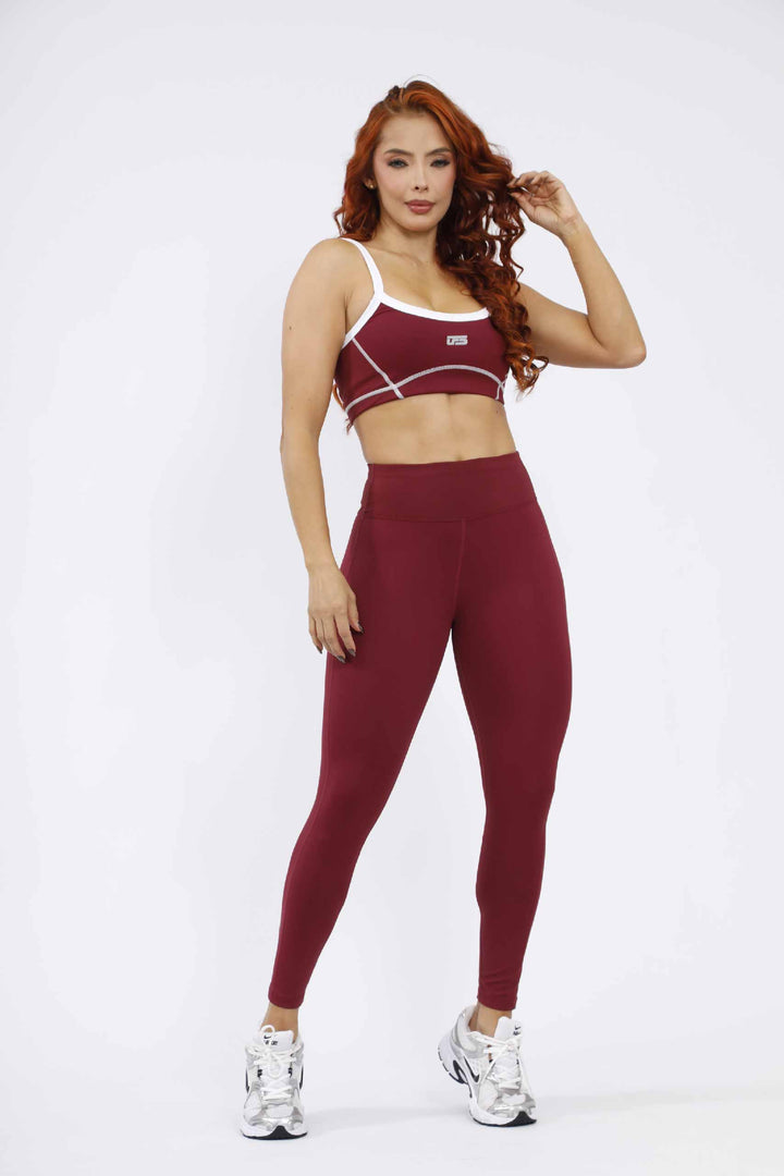 LEGGINS DEPORTIVO MUJER VINOTINTO LD-872