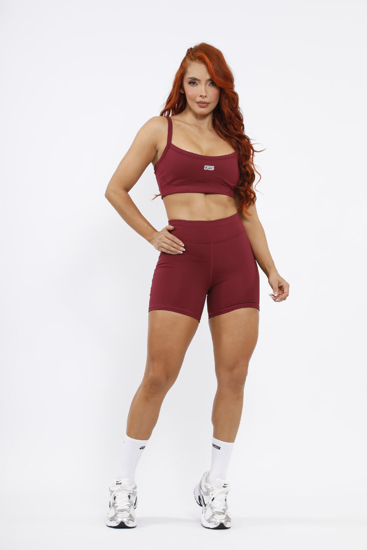 SHORT DEPORTIVO MUJER VINOTINTO - SD-125 VONOTINTO