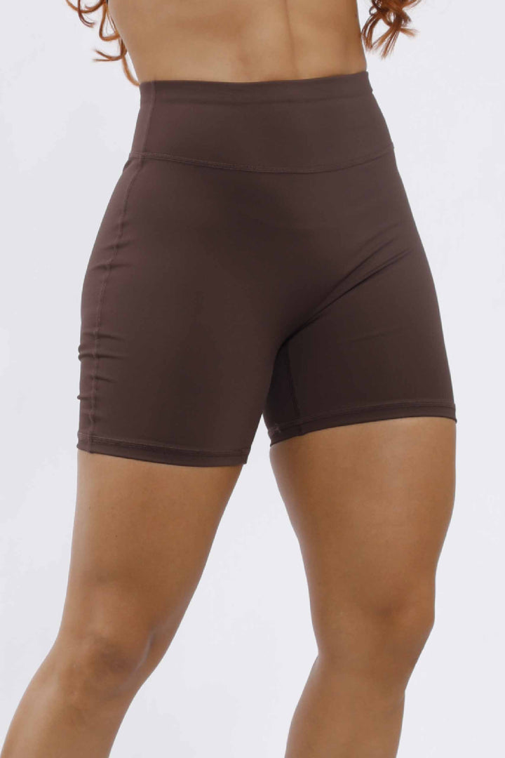 Short deportivo mujer café SD-127 – UF Sport (foto 2 de 4)
