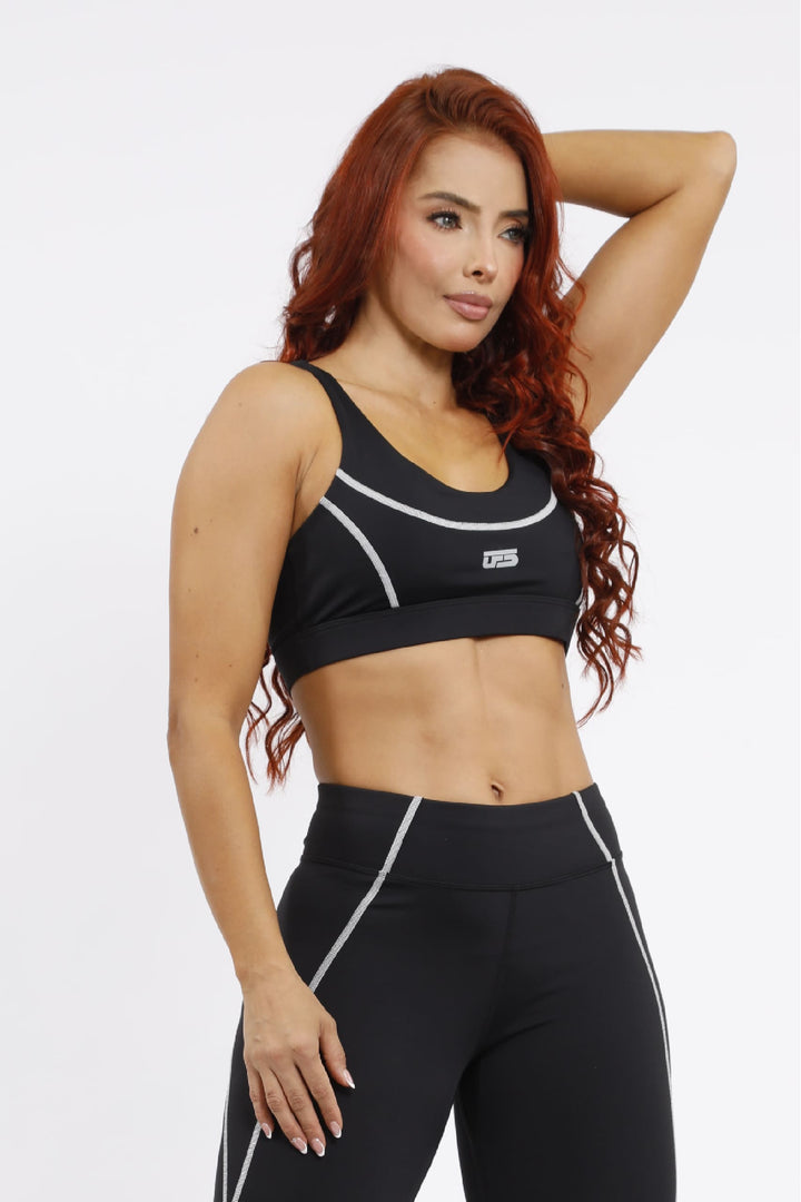 Top Deportivo - Negro/Blanco TC206