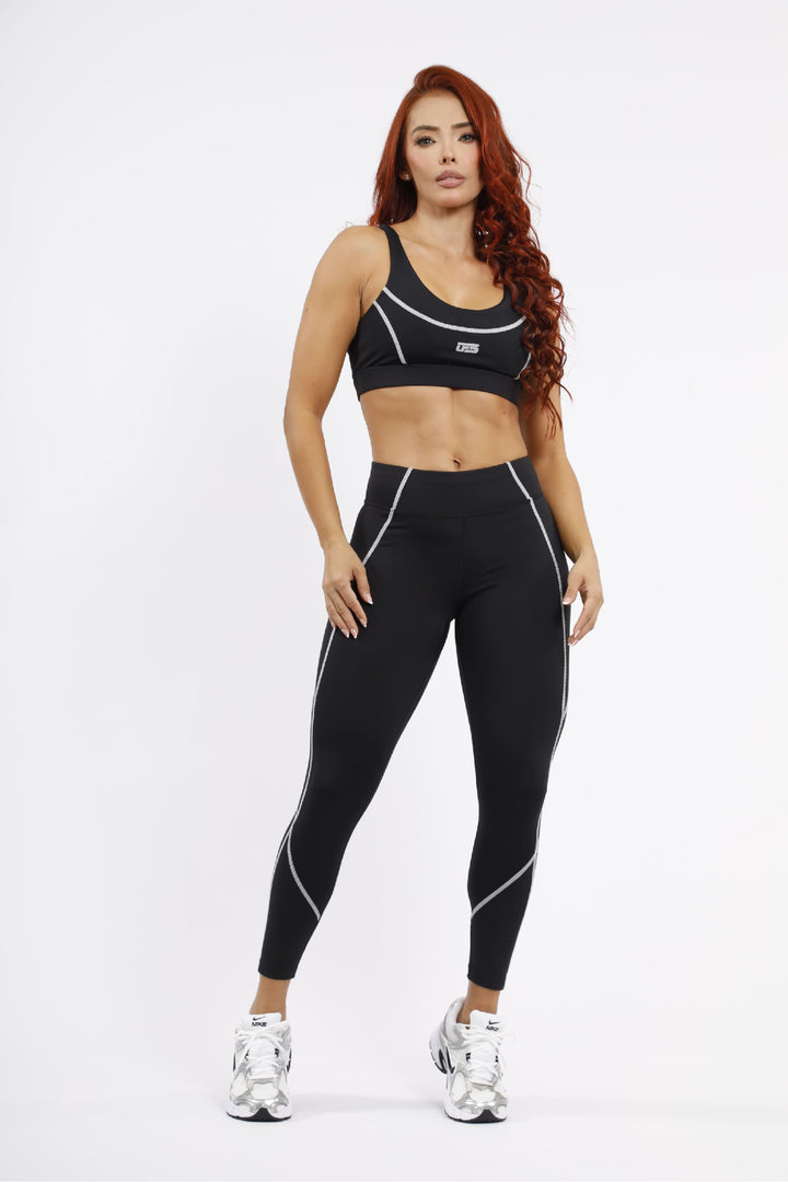 Top Deportivo - Negro/Blanco TC206