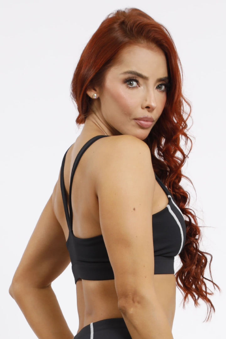 Top Deportivo - Negro/Blanco TC206