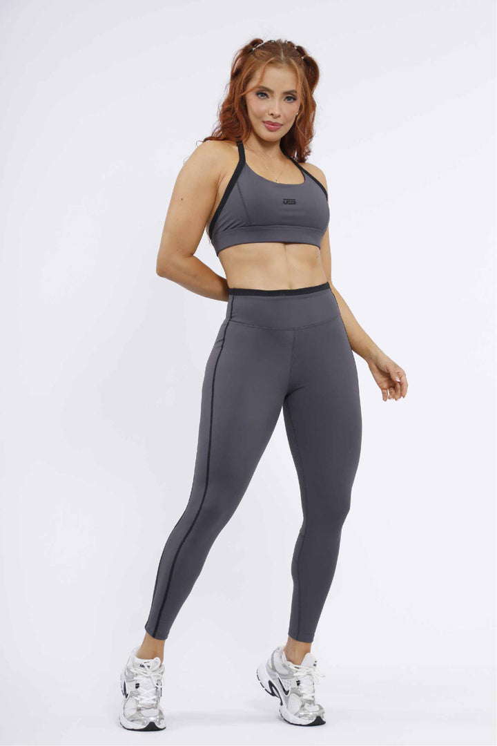TOP DEPORTIVO MUJER GRIS  - TC-226 GRIS