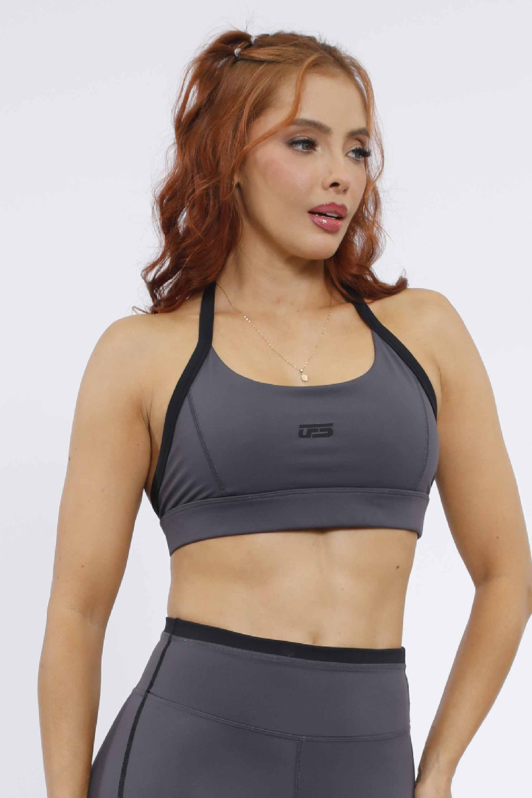 TOP DEPORTIVO MUJER GRIS  - TC-226 GRIS