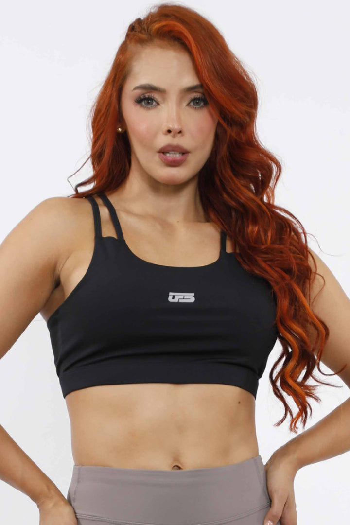 TOP DEPORTIVO MUJER NEGRO - TC- 224