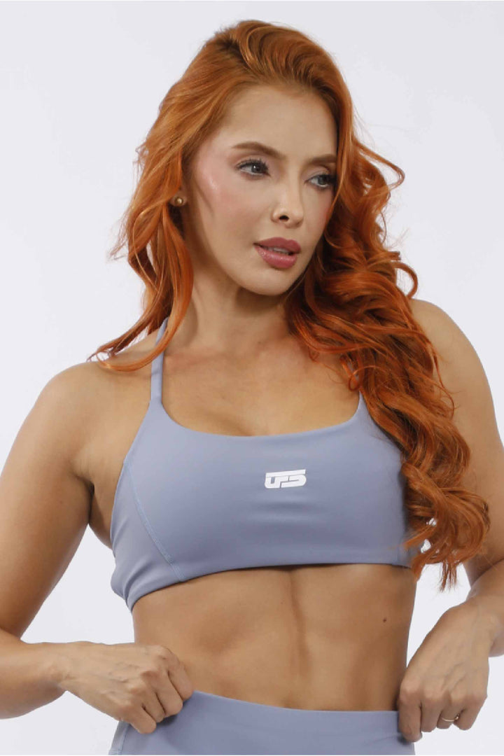 CONJUNTO DEPORTIVO MUJER AZUL HUMO - SD-125 AZUL HUMO TC-218 AZUL HUMO