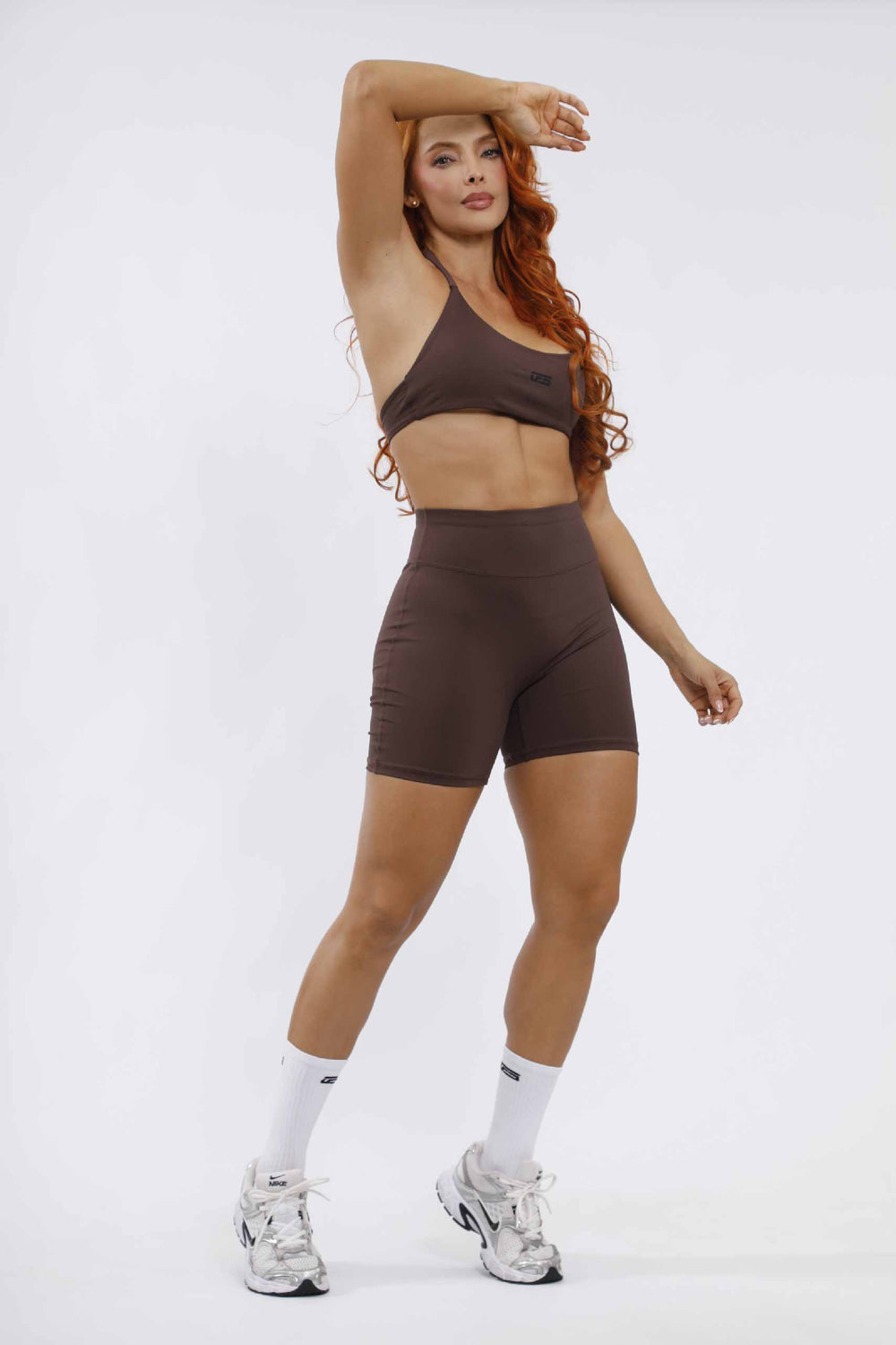 Top deportivo mujer café TC-229 – UF Sport (foto 2 de 4)