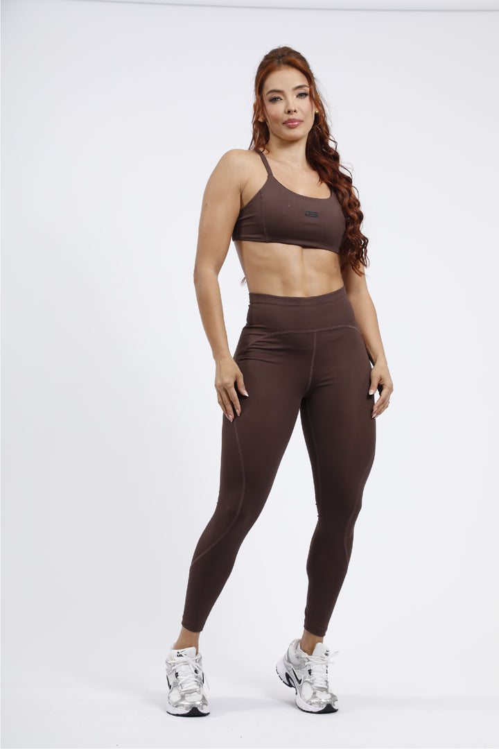 Licra deportiva - café LD-848