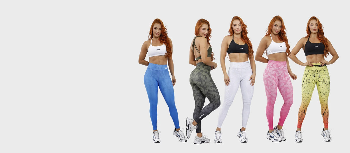 Cinco looks de licras sublimadas UFSport con top deportivo